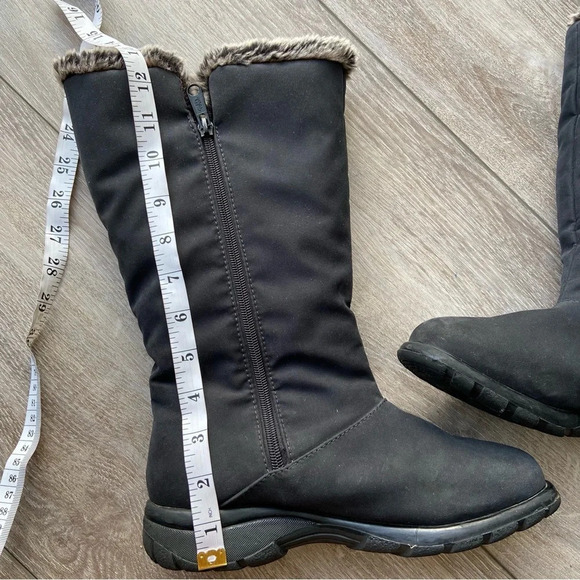TOE WARMERS CANADA FAUX FUR JANET EASY ON FULL SIDE  ZIPPER WINTER BOOTS - Picture 15 of 15